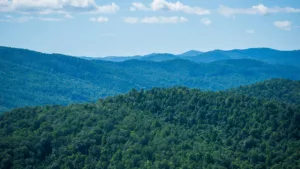 Picture of the applachian blue ridge mountains